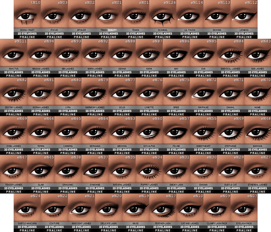 Галерея мода Ресницы 2D EYELASH Ultimate Collection #1